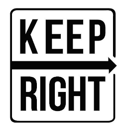 KEEP RIGHT