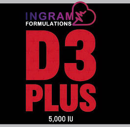 INGRAM FORMULATIONS D3 PLUS 5,000 IU