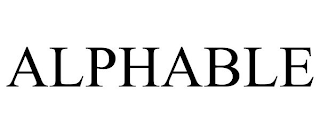 ALPHABLE