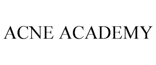 ACNE ACADEMY