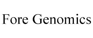 FORE GENOMICS