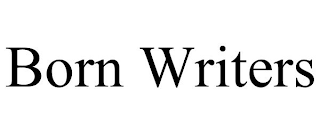 BORN WRITERS