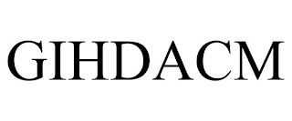 GIHDACM