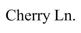CHERRY LN.