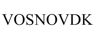 VOSNOVDK