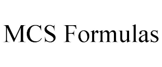 MCS FORMULAS