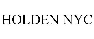 HOLDEN NYC
