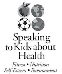 SPEAKING TO KIDS ABOUT HEALTH FITNESS NUTRITION SELF-ESTEEM ENVIRONMENT