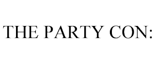 THE PARTY CON: