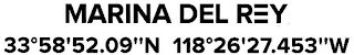 MARINA DEL REY 33º58'52.09"N 118º26'27.453"W