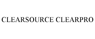 CLEARSOURCE CLEARPRO