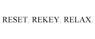 RESET. REKEY. RELAX.