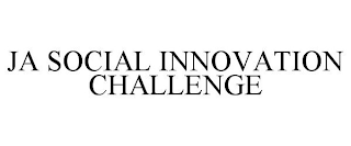 JA SOCIAL INNOVATION CHALLENGE