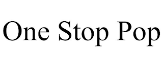 ONE STOP POP