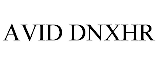 AVID DNXHR