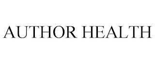 AUTHOR HEALTH