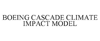 BOEING CASCADE CLIMATE IMPACT MODEL