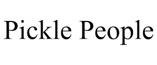 PICKLE PEOPLE