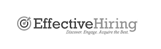 EFFECTIVE HIRING DISCOVER, ENGAGE, ACQUIRE THE BEST.