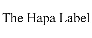 THE HAPA LABEL