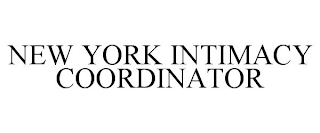 NEW YORK INTIMACY COORDINATOR