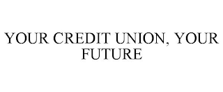 YOUR CREDIT UNION, YOUR FUTURE