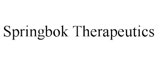 SPRINGBOK THERAPEUTICS