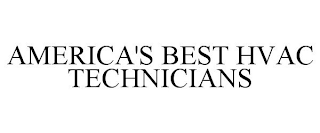 AMERICA'S BEST HVAC TECHNICIANS