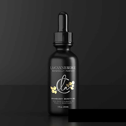 LA CANNEBERGE NATURALLY PERFECT CRANBERRY BEAUTY OIL 100% PURE CRANNBERRY OIL MADE IN WASHINGTON