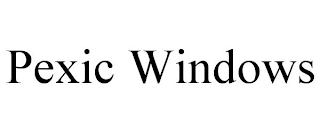 PEXIC WINDOWS