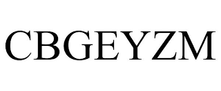 CBGEYZM