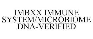 IMBXX IMMUNE SYSTEM/MICROBIOME DNA-VERIFIED