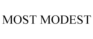 MOST MODEST