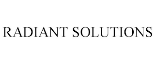 RADIANT SOLUTIONS