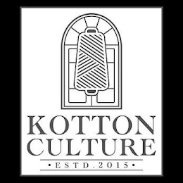 KOTTON CULTURE · ESTD . 2015 ·