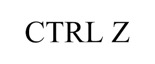 CTRL Z