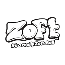 ZOFT IT'S A REALLY ZOFT BALL