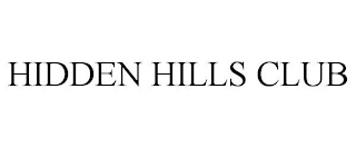 HIDDEN HILLS CLUB