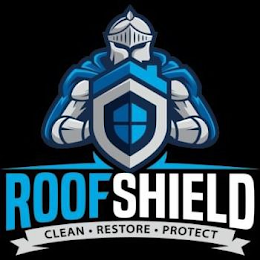 ROOFSHIELD CLEAN · RESTORE · PROTECT