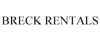 BRECK RENTALS