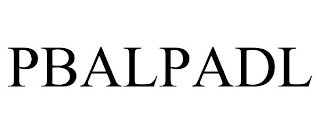 PBALPADL