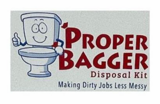 PROPER BAGGER DISPOSAL KIT MAKING DIRTY JOBS LESS MESSY