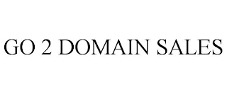 GO 2 DOMAIN SALES