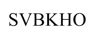 SVBKHO