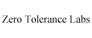 ZERO TOLERANCE LABS