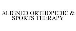 ALIGNED ORTHOPEDIC & SPORTS THERAPY