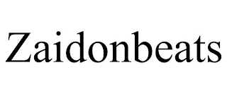 ZAIDONBEATS