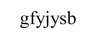 GFYJYSB