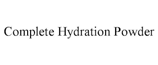 COMPLETE HYDRATION POWDER