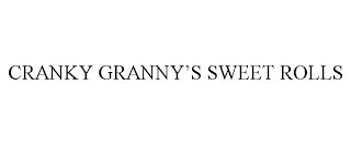 CRANKY GRANNY'S SWEET ROLLS